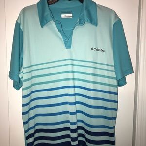Men’s L Columbia Button up polo